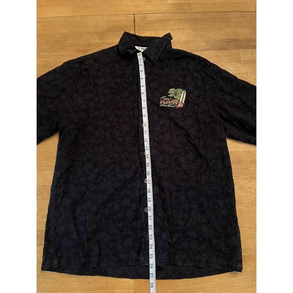 Vintage Disney Parks Hawaiian Shirt Mens Large M Mickey in‎ Paradise Embroidered - Picture 5 of 6